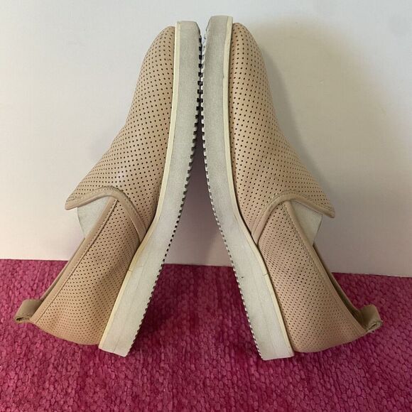 Everlane The Leather Street Shoe Pointed Toe Perforated Natural Beige Size 7.5 - Picture 8 of 12